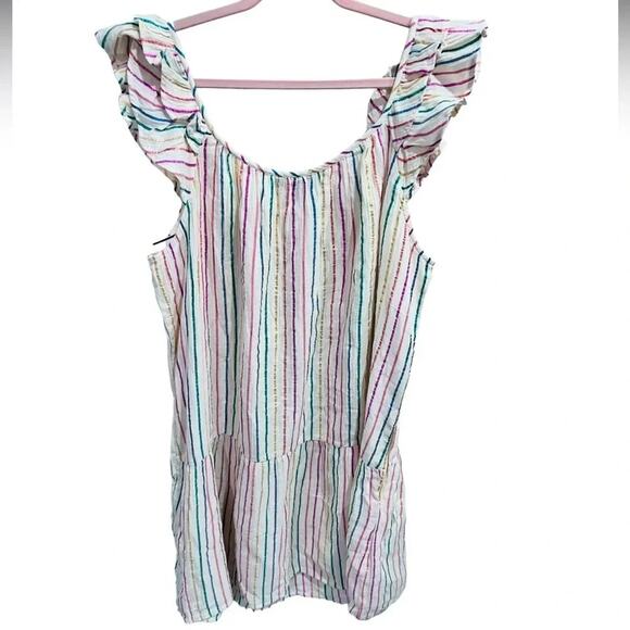 GAP MINI - Day dress Beige with color stripes Size XXL NWT - Picture 12 of 13